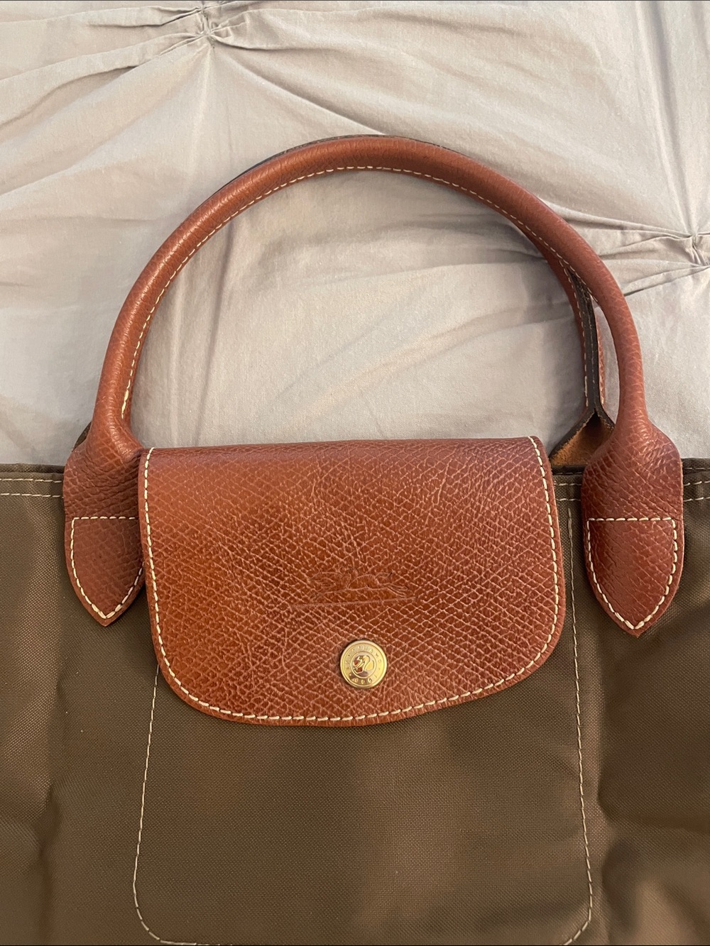Longchamp brown taupe - Picture 2 of 9
